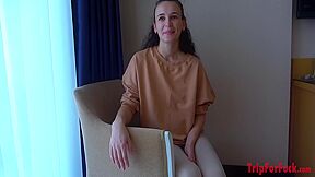 She Came With Her Husband, But He Went Somewhere Else, Leaving His Pregnant Wife Alone In My Room. 38 Min