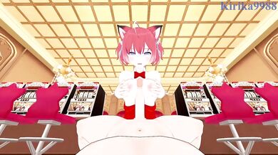 Bunny Girl Casino Fuck Fest Smothering Creampie Overload Hentai Anime