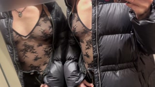 Secret Shopping Adventure: Naughty Fun in the Fitting Room