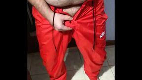 Red Nike pants