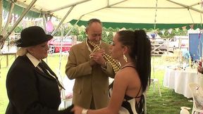 kaia kane, katie fox and friends have sex at the banquet