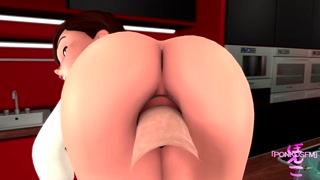 IncrediMom Gets Spanked and Stretched By a Big Dick