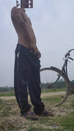 Outdoor Roadside Gay Men Masturbation Sex Video