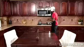 Busty Leya Falcon takes on BBC in hardcore fuck session