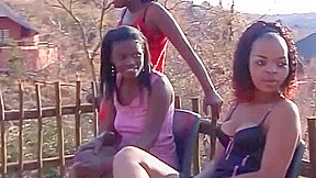 Hot Black Ebony Cheerleaders College Frat Fun BBQ Turns Wild Sex Orgy