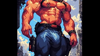 AI-Generated Ripped Beast: Your Hole Craves His Dominance