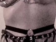 Nipple clamps slow motion tittie bouncing
