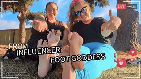 From Influencer to Foot Goddess: MiLF Domme OctoGoddess Converts Fitness Social Media Star Sara to Dirty Foot Domination, Goddess Worship and Female Supremacy wmv Version