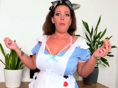 Sasha Curves - Dressed as characters from Alice in Wonderlan