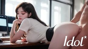 everyone loves fucking the new asian secretary at work [ai]