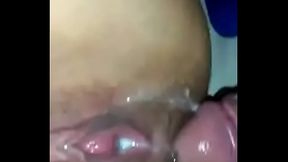 Mi vagina chorreando semen,creampie
