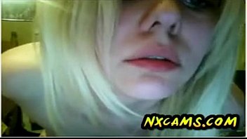 Blond teen make great show on xparty.us