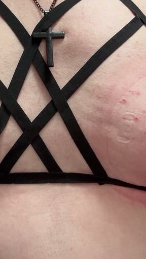 Nipple torture with all means nipple clamps   Clip 1