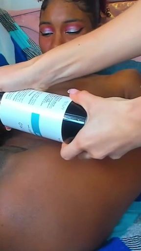 Masturbation with Shared Vibrator