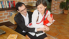 TrickyOldTeacher - Calculus teacher fucks sexy struggling students 18+ pussy and cock sucked