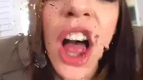 Hairy Cunt Petite Model Goes Wild in Threesome with Enormous Dick Boyfriend