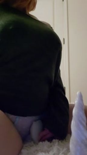 Bad Dragon Dildo Tongue Masturbation.