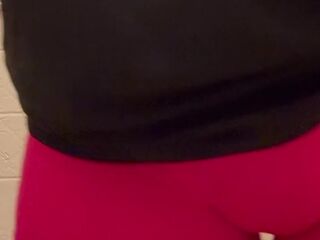 Pink spandex