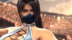 Sensual Kitana and Shao Kahn engage in erotic hentai cumshot action