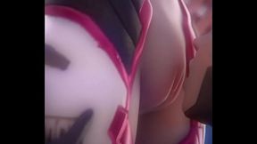 The guy licked Hana Song'_s pussy