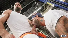 Mateo Zagal And Chuck Conrad - Tow My Ass Away Poster On Men