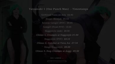 Tatsumaki gets several creampies - SweetDarling