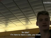 CZECH HUNTER 365 -  Blonde Twink Picked Up From The Metro For A Quick Fuck