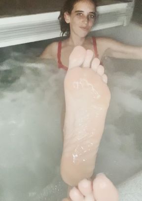 hot, wet feet