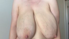 Twirling and Shaking Massive Tits