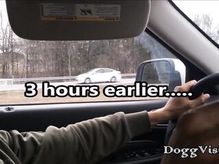Large Ass Older big beautiful woman Butt Banged on the Road