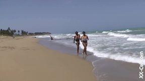 Ebony X 2 Having A Vacation In The Carribean Sea - Sunny Leone