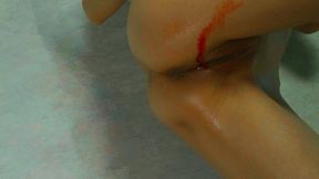 Japanese Milf Masturbates During Her Period