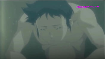 Creepy teen spies on busty maid and gets a surprise