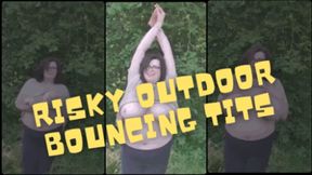 Risky Outdoor Bouncing Tits wmv