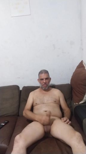 old lady beating one until she cums   Clip 1