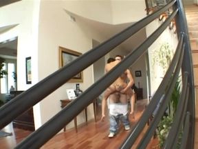 Natural tits tattooed ass pussy fucking big cock sucking