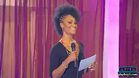 Black Cougar Fucked After Hosting A Catwalk Lingerie Sh
