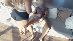 Cheating Latina With Huge Ass Facesitting Neighbour