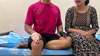 Step Mom Helping Her Injured Step Son to Wash and Seduced Him. Finally End up with Sucks His Cock, Before Getting Fucked Hard