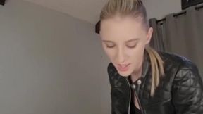Busty blonde Melody Marks explores her sexual consciousness in Westworld's