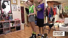BTS - Megan Winters Shows Off Her Natural Charm Behind The Scenes!