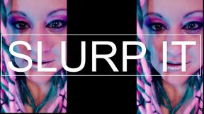 Wank and Slurp with Goddess Lana CEI Looper for Dumb Dumb Heads