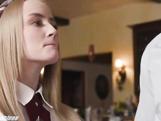 Blond Teen Maria Gets Stuffed