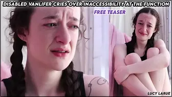 Disabled Vanlifer Cries Over Inaccessibility at the Function