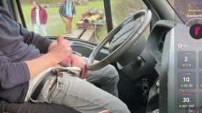 Unexpected truck stop encounter with more than one visitor