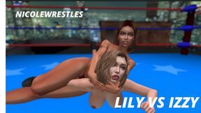 TOPLESS PRO WRESTLING: LILY VS IZZY