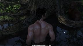 Horny Muscular Black Guy Fucking My Mouth Filled with Cum