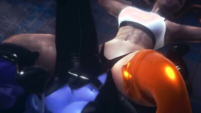 Watch a verified amateur in 3D overwatch porn with Widowmaker and Tracer in a steamy threesome