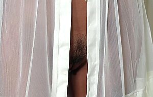 Busty milf shalina devine pleasures herself while alone