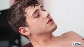 MEN - Handsome Cole Connors Fucks Joey Mills&#039;s Tight Ass While Standing Up Making Him Moan In Pleasure
